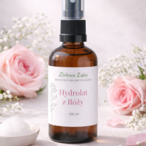 Hydrolat z Róży na skórę wrażliwą i nawilżenie - naturalna tonizacja 100ml