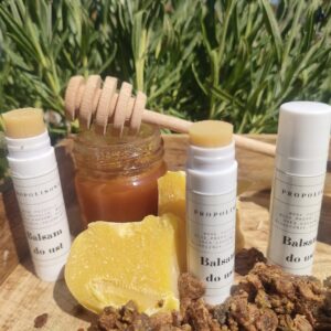 Balsam do ust z propolisem i miodem – regenerująca naturalna pomadka ochronna 10 ml