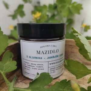 maść z glistnika (jaskółcze ziele) na skórę problematyczną i zmiany skórne 60ml