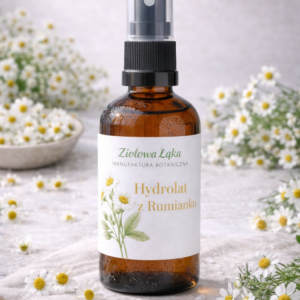 Hydrolat z Rumianku na skórę wrażliwą i podrażnioną - ukojenie i tonizacja 100ml