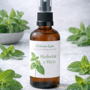 Hydrolat z Mięty na skórę tłustą i odświeżenie - naturalna tonizacja 100ml