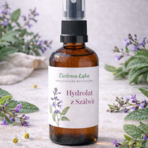 Hydrolat z Szałwii na skórę tłustą i trądzikową - regulacja sebum i tonizacja 100ml