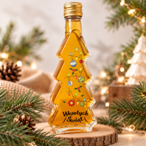 Syrop sosnowy 250 ml w butelce w kształcie choinki