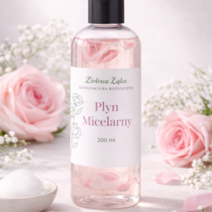 Różany płyn micelarny do twarzy – łagodne oczyszczanie | 200 ml