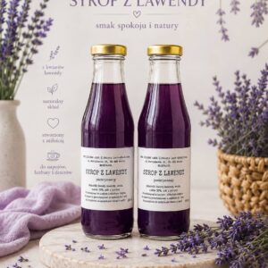 Syrop lawendowy – naturalny syrop z kwiatów lawendy 200 ml