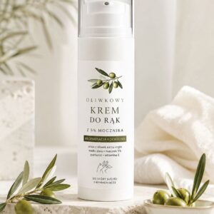 Krem do rąk z oliwą z oliwek i 5% mocznika – regenerujący „Śródziemnomorski Ogród” 50 ml